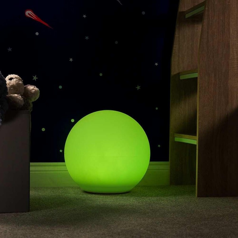 Klot lampa med solceller