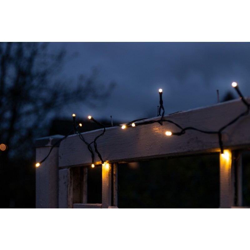 Aurora PRO solcellsslinga (200 LED, varmvit)