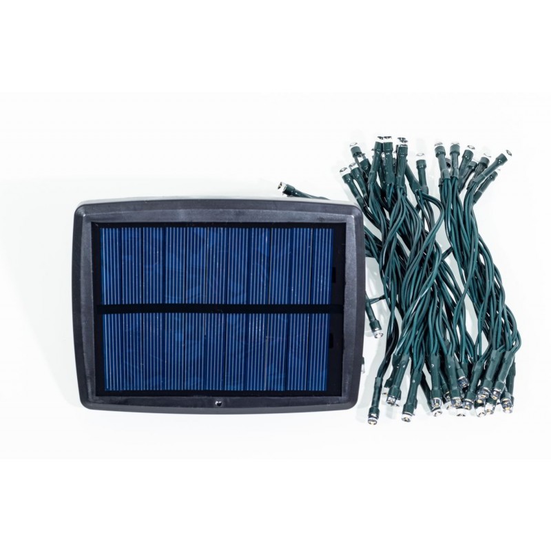 Aurora solcellsdriven ljusslinga (50 LED vit)