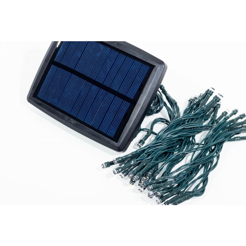 Aurora solcells ljusslinga (50 led, flerfärgad)