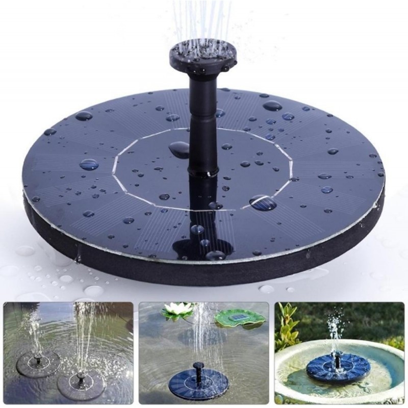 FLYTANDE, SVART SOLCELLSFONTÄN