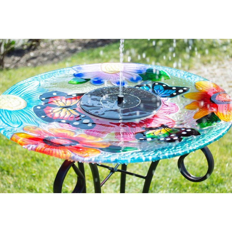 Flytande solcellsfontän