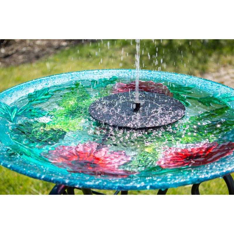 Flytande solcellsfontän