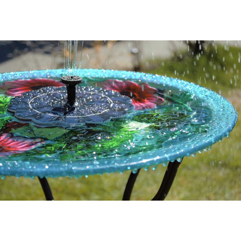 Flytande solcellsfontän