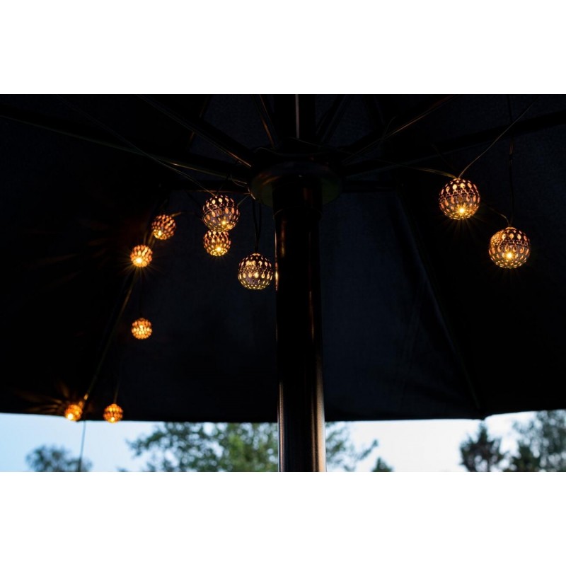 SOLCELLSDRIVEN KOPPAR LYKTA