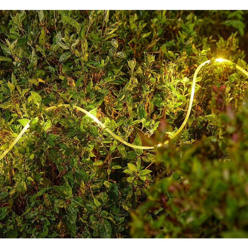 Omira solcellsljusslang, (100 LED, varmvit)