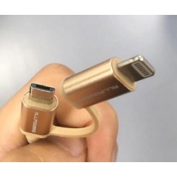1 m Mikro-USB / Apple lightning kabel