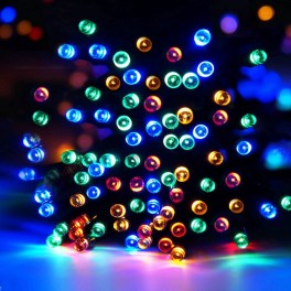 Aurora PRO solcelle lyskæde (200 LED, flerfarvet)